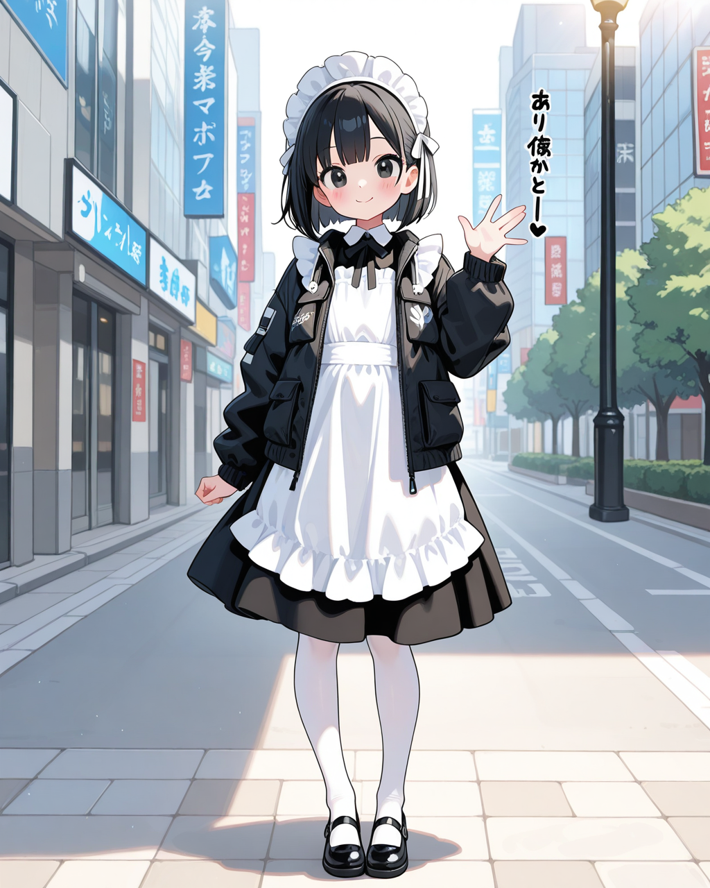 今日、秋葉原で見かけたメイドさん♡