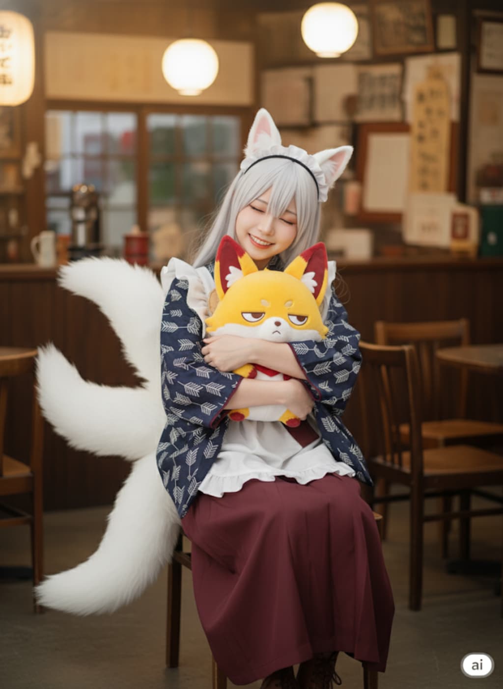 【九尾の久遠×やれやれ系キツネ】ぎゅーっとしてあげるね