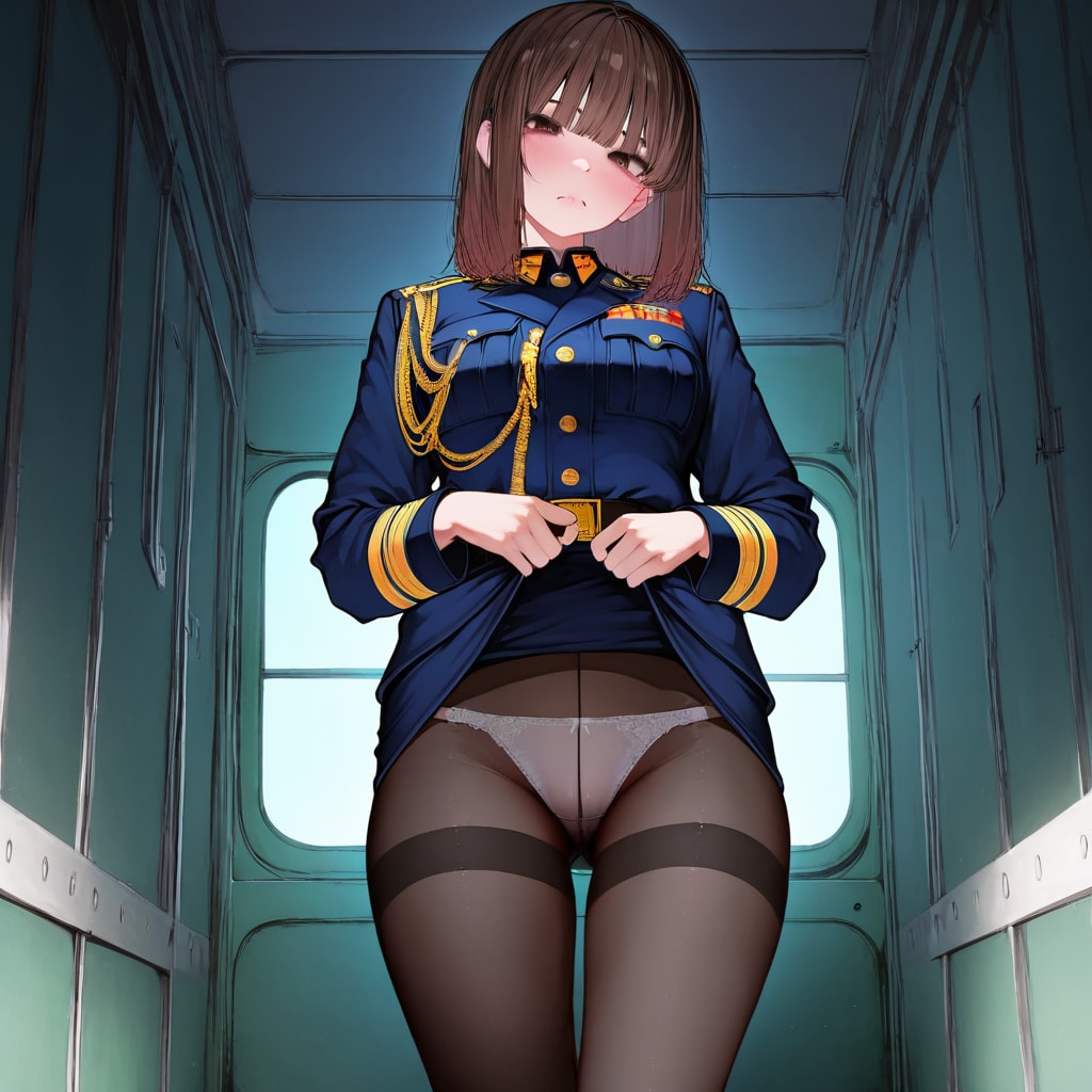 下着チェック 軍人さん