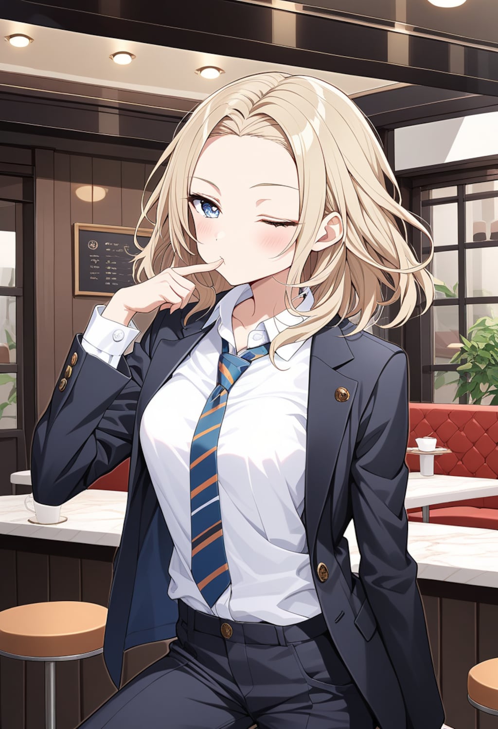 男装する美少女