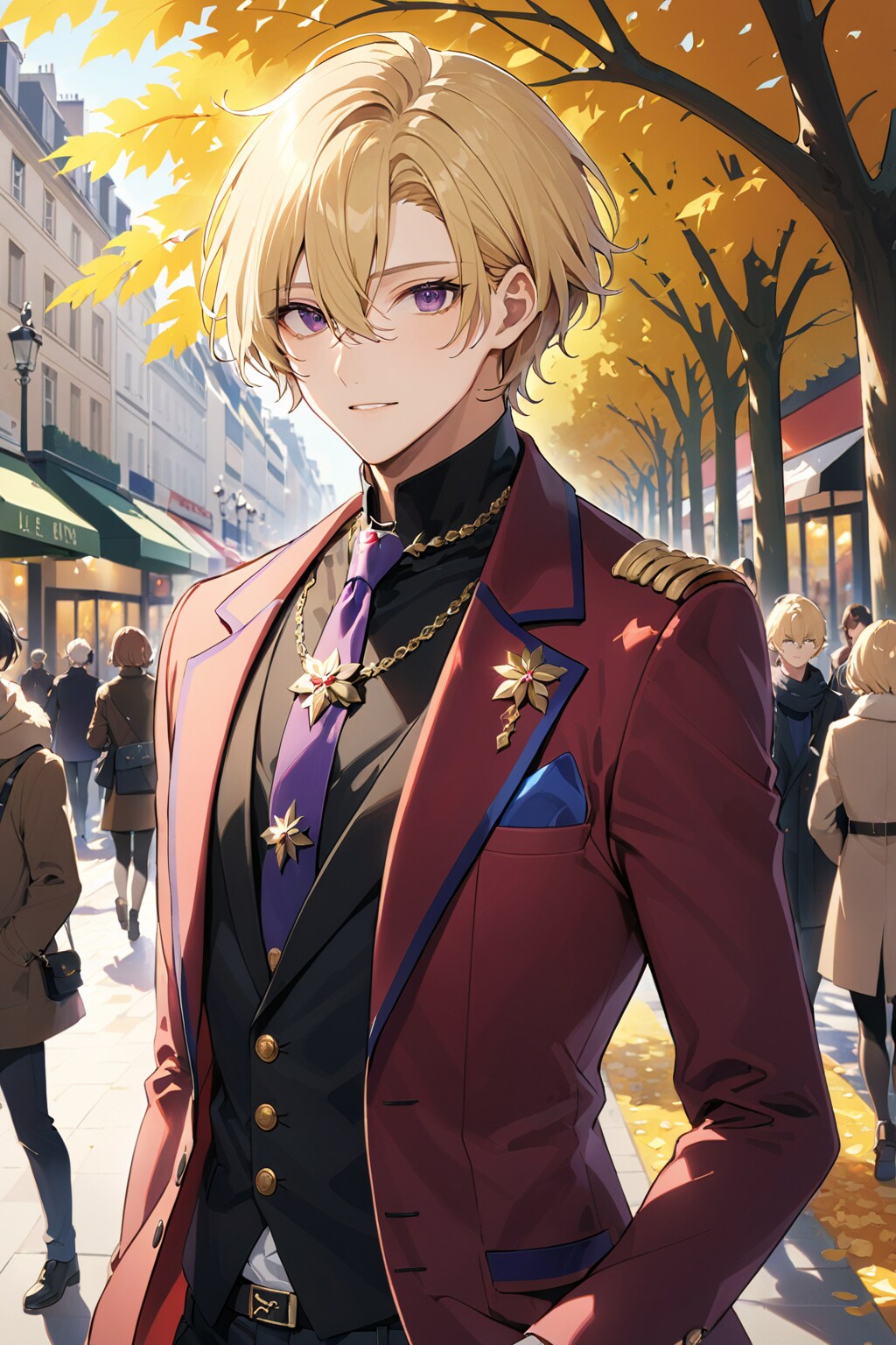 パリ シャンゼリゼの秋 | の人気AIイラスト・グラビア