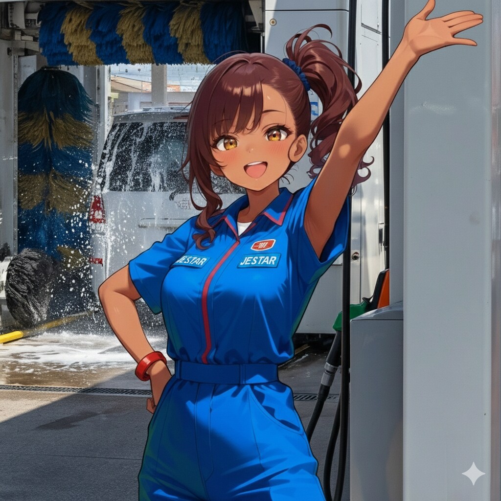 ガソスタ店員さん