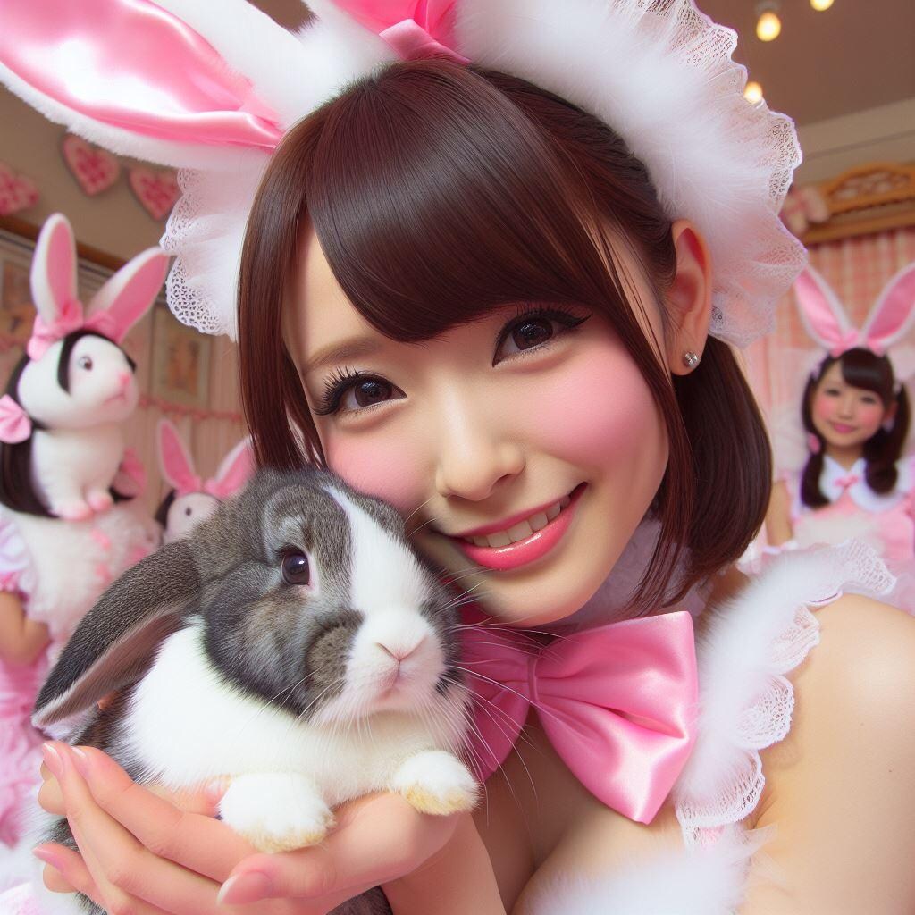 うさぎとうさぎ