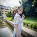 雨濡れ女子集➁ 6枚目