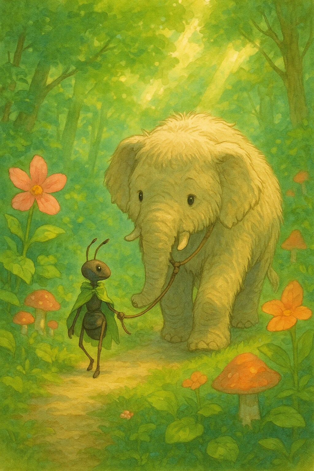 アリがゾウを飼っている🐜🐘