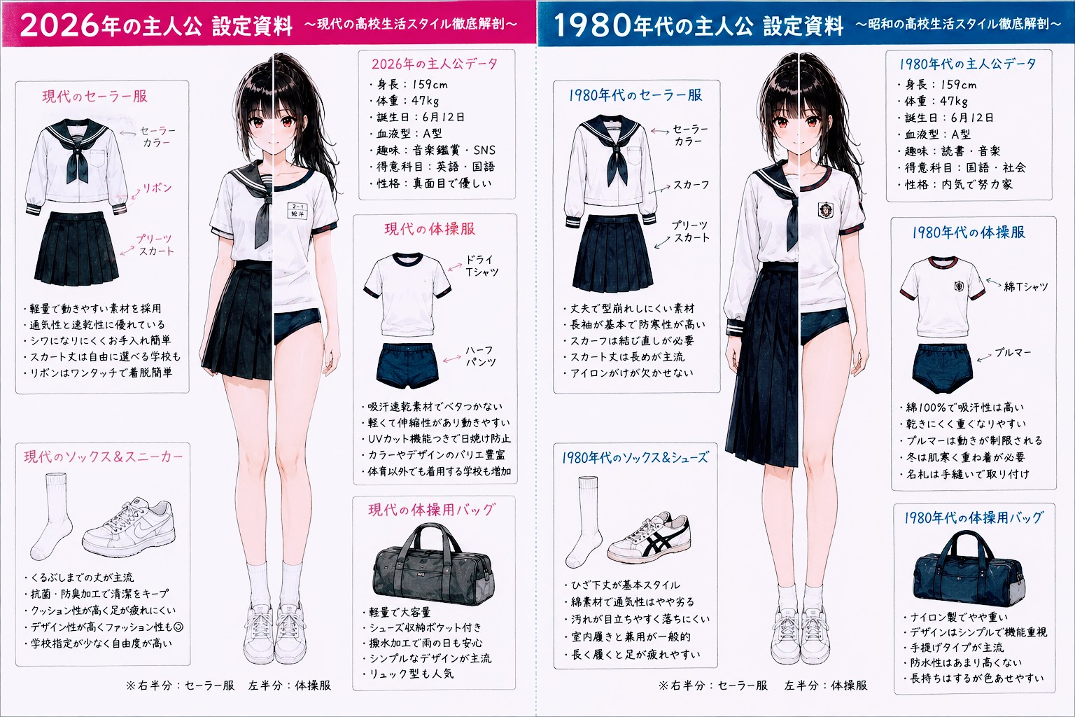 現代過去高校生対決