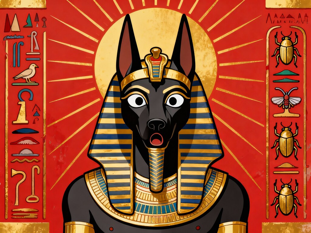 正面アヌビス神