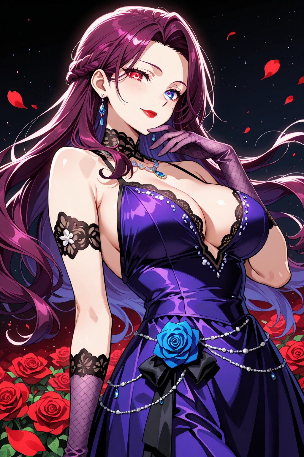 オッドアイの淑女