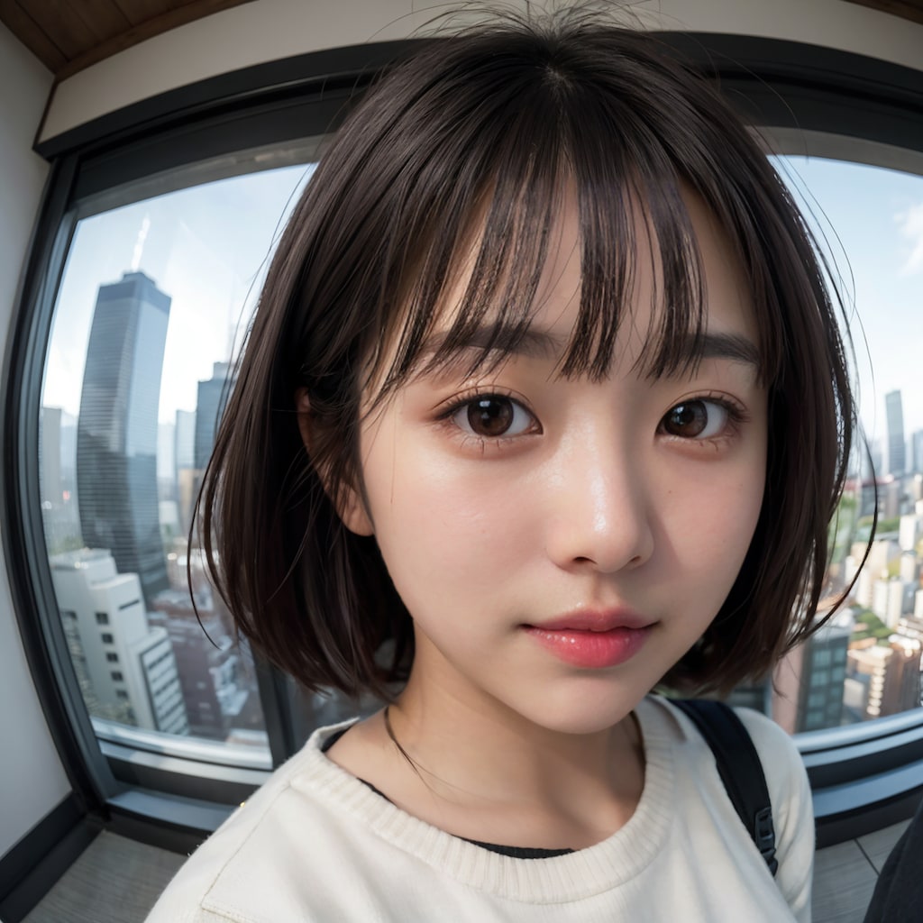 魚眼レンズ顔アップ 9/11