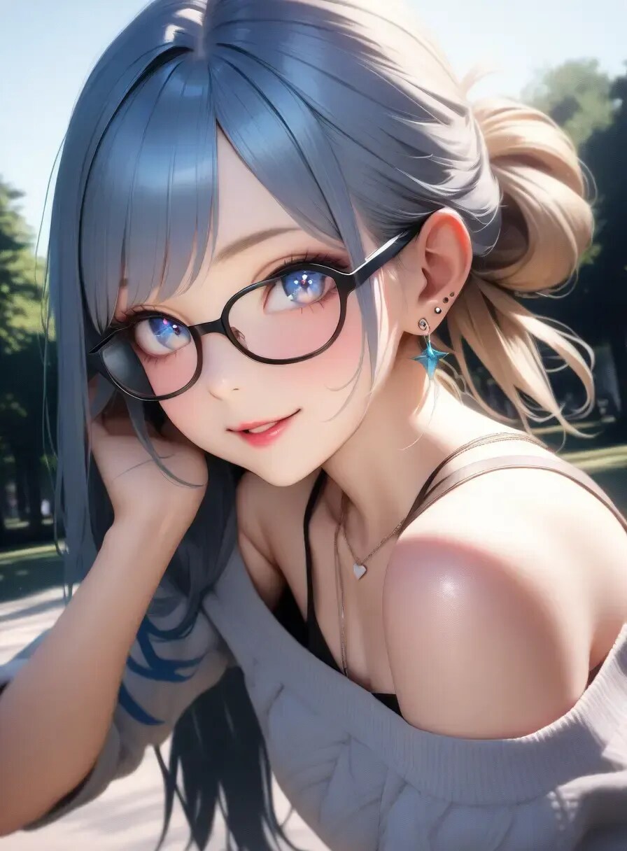 髪