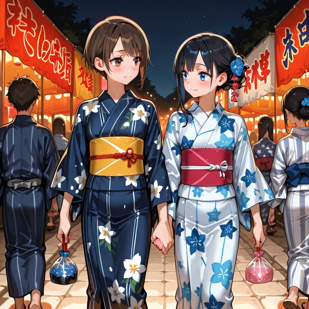 夏祭り | の人気AIイラスト・グラビア