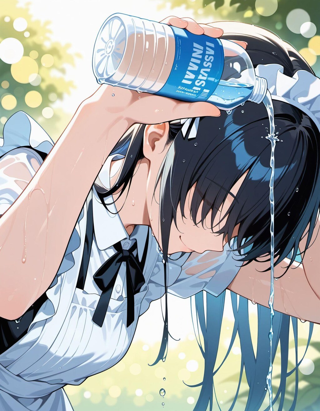 水かぶりメイドさん