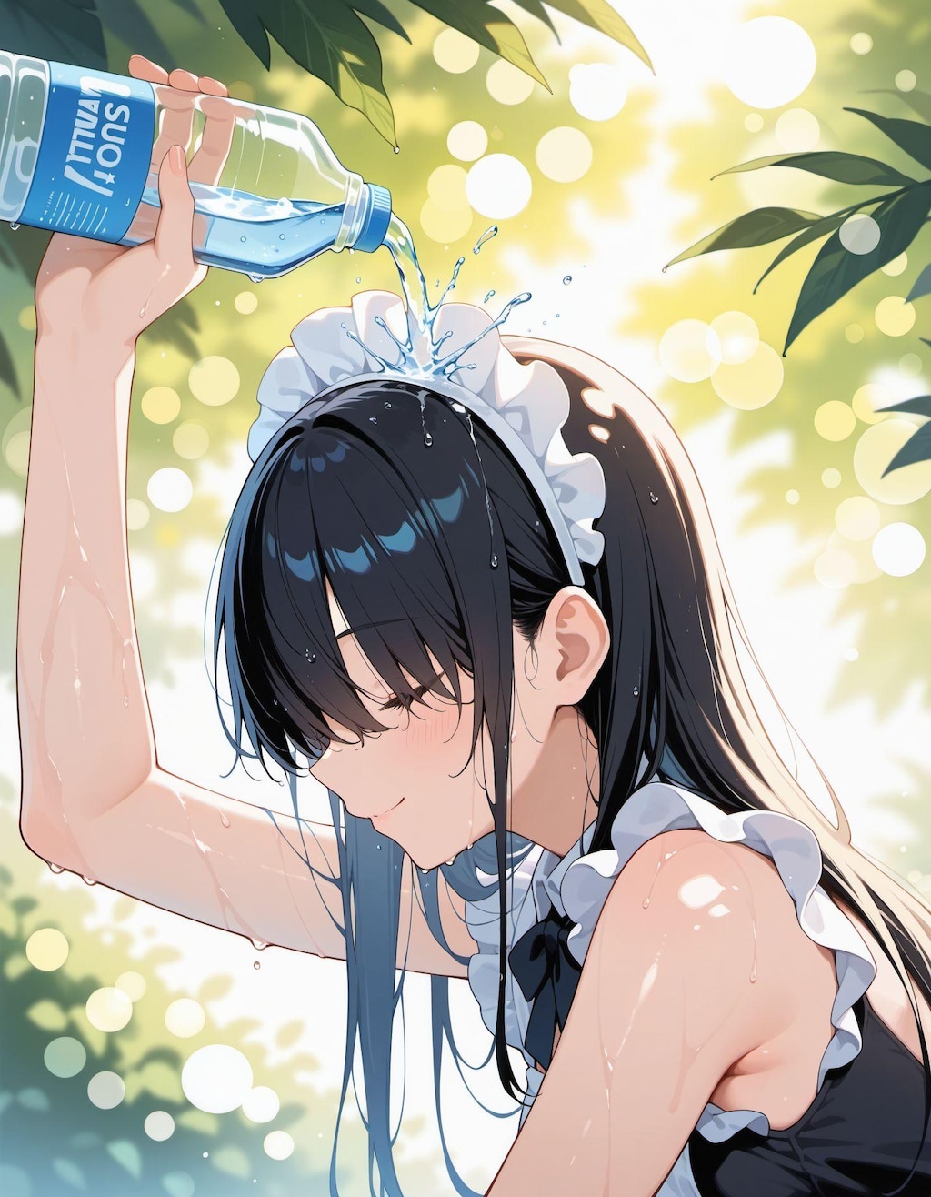 水かぶりメイドさん