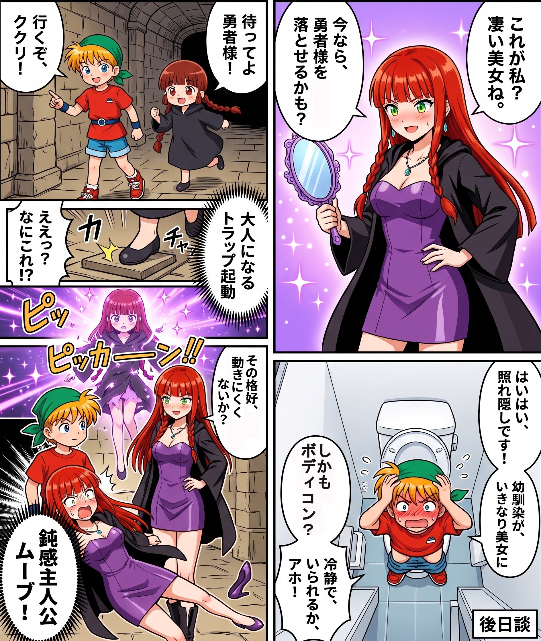 ククリが、体だけレベルアップする漫画 | の人気AIイラスト・グラビア