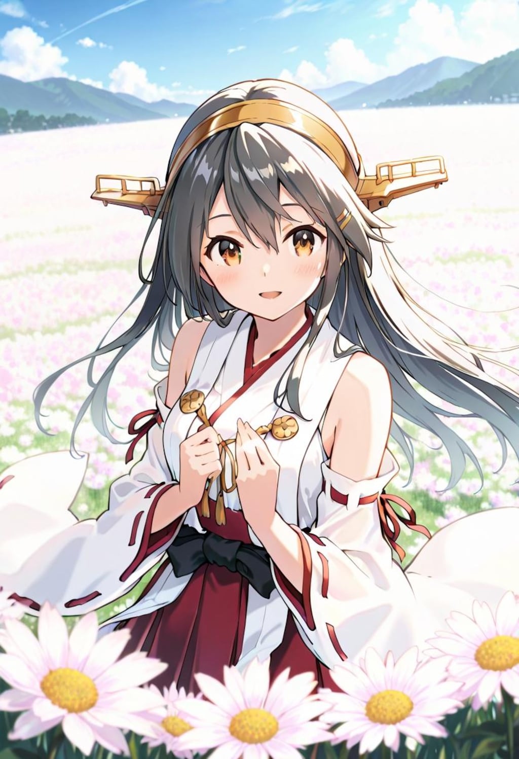 花畑の榛名さん（2）