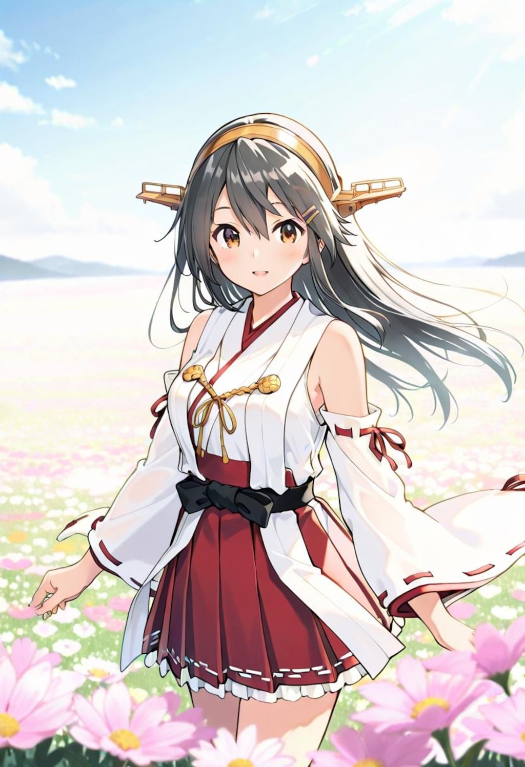 花畑の榛名さん（2）