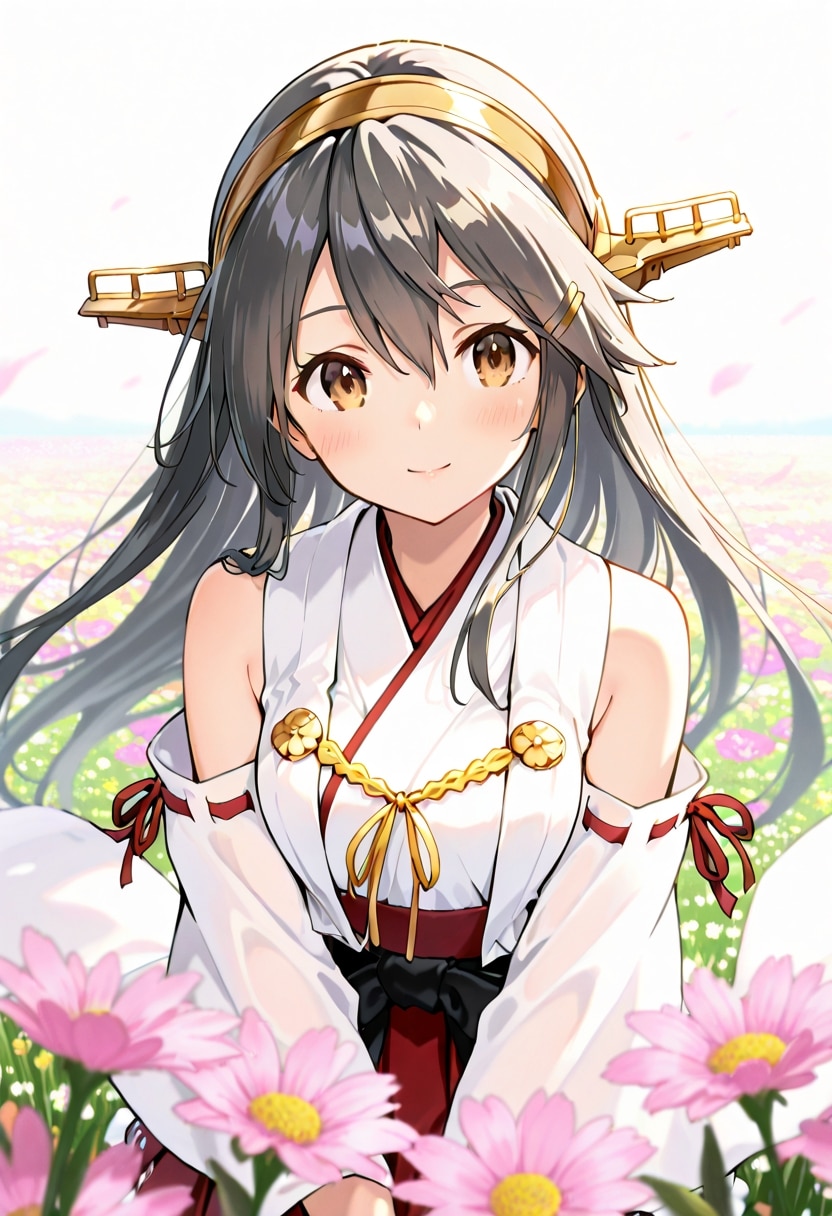 花畑の榛名さん（2） | の人気AIイラスト・グラビア
