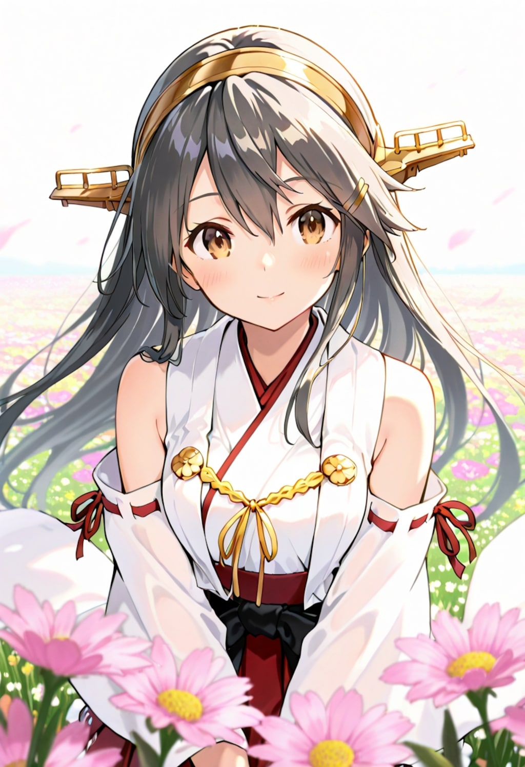 花畑の榛名さん（2）