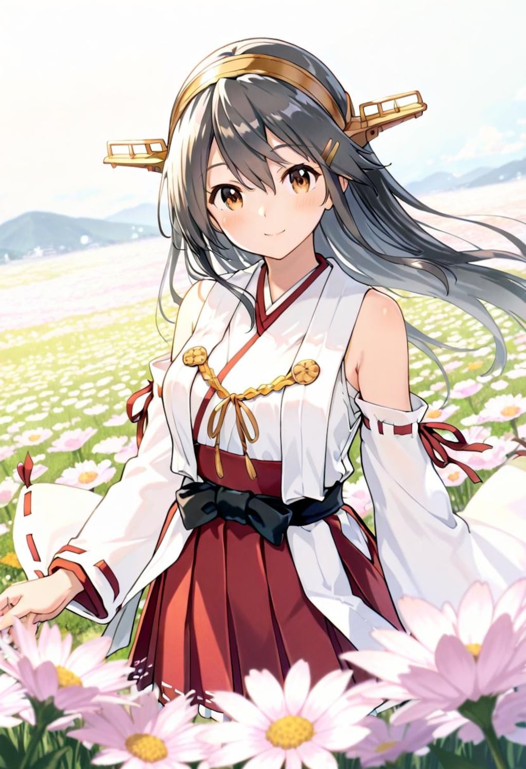 花畑の榛名さん（2）