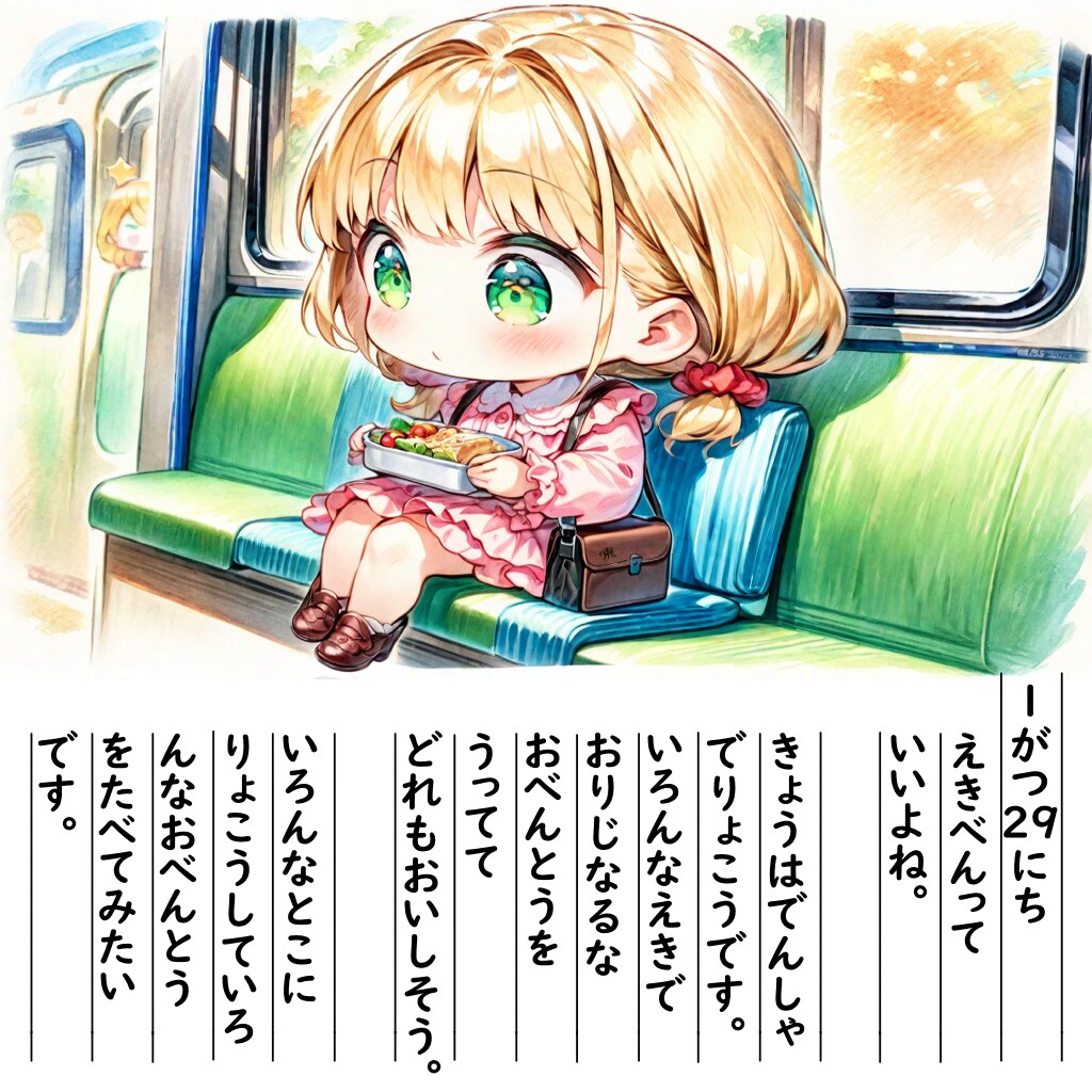 【絵日記】えきべんっていいよね