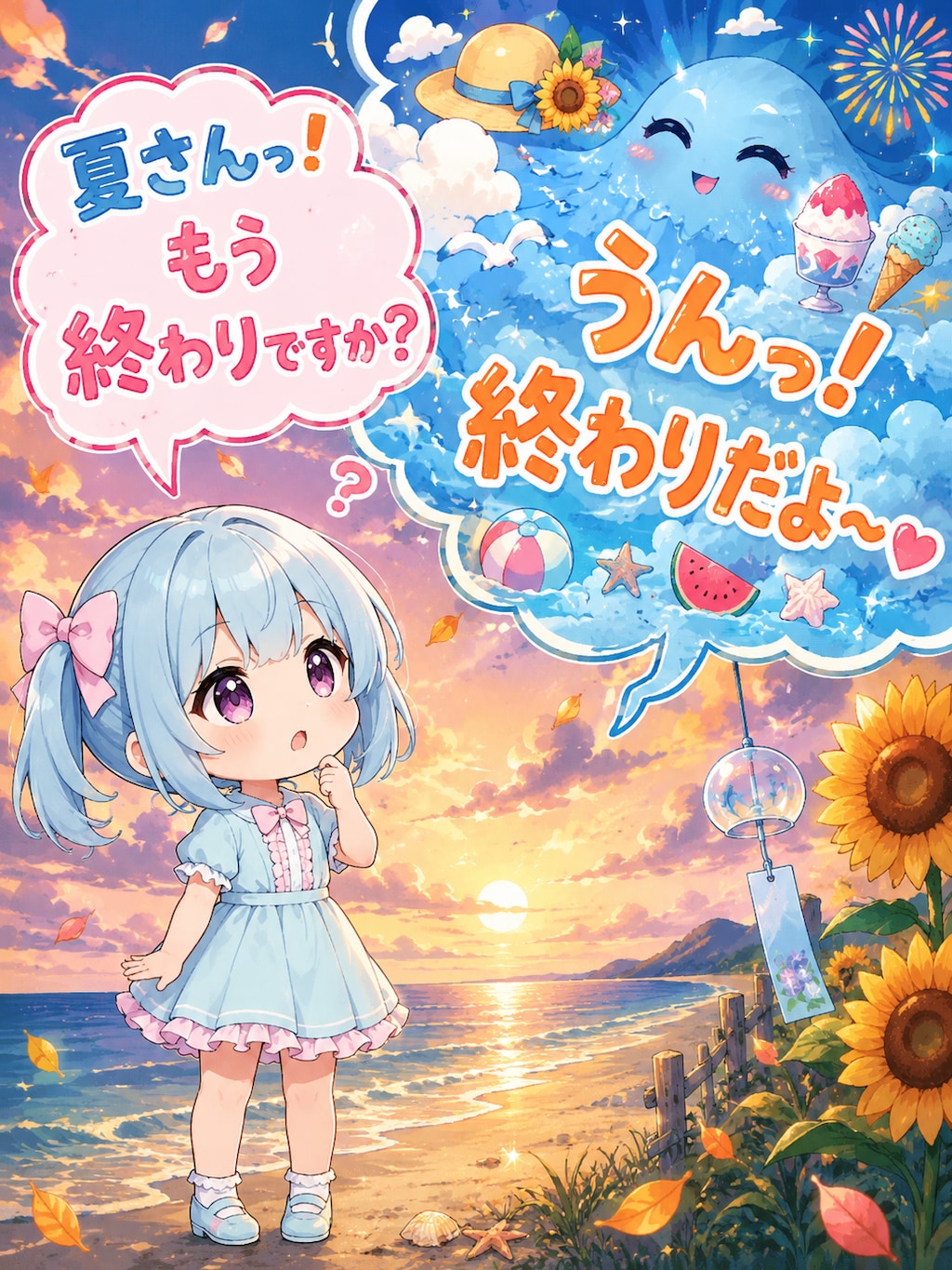 夏の終わり🍉