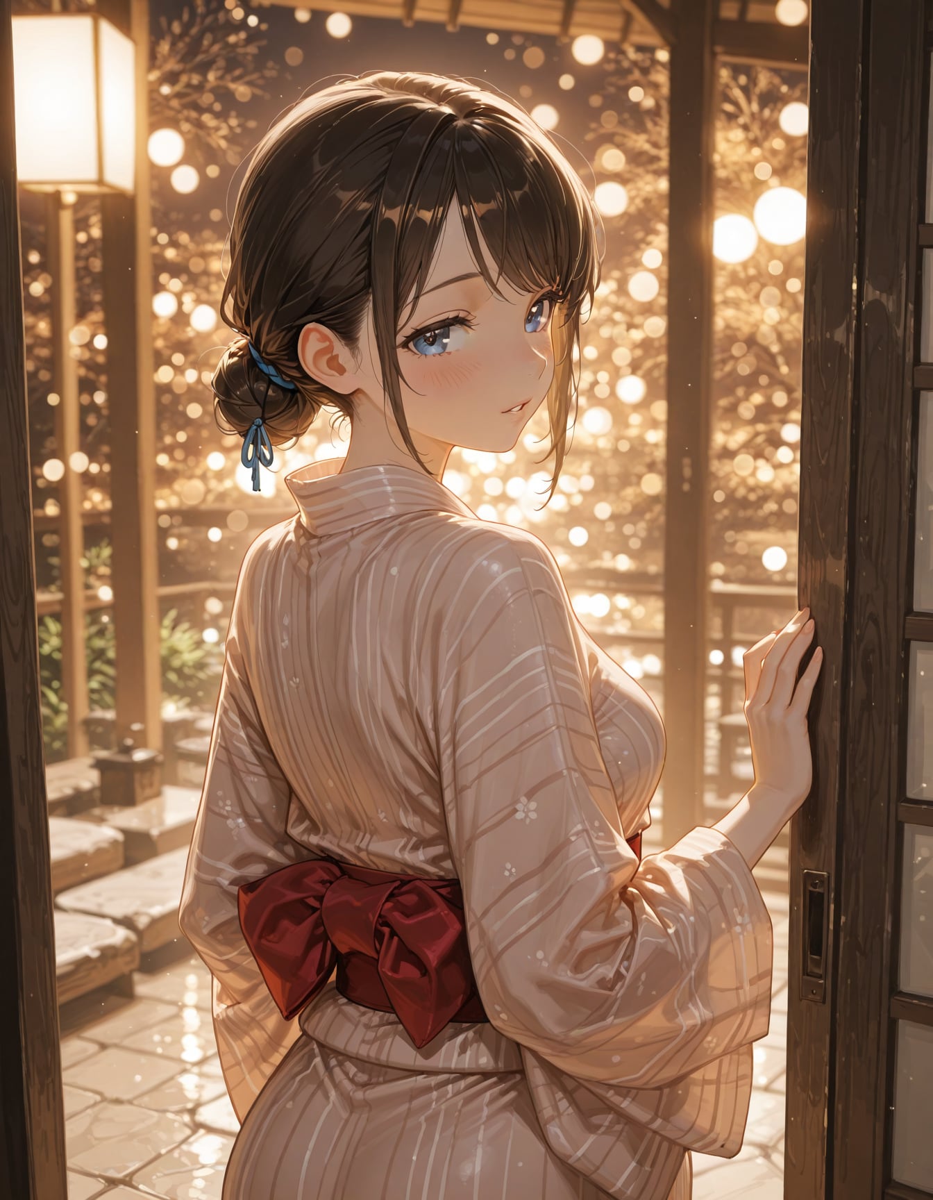 温泉…ご一緒しませんか？ | の人気AIイラスト・グラビア