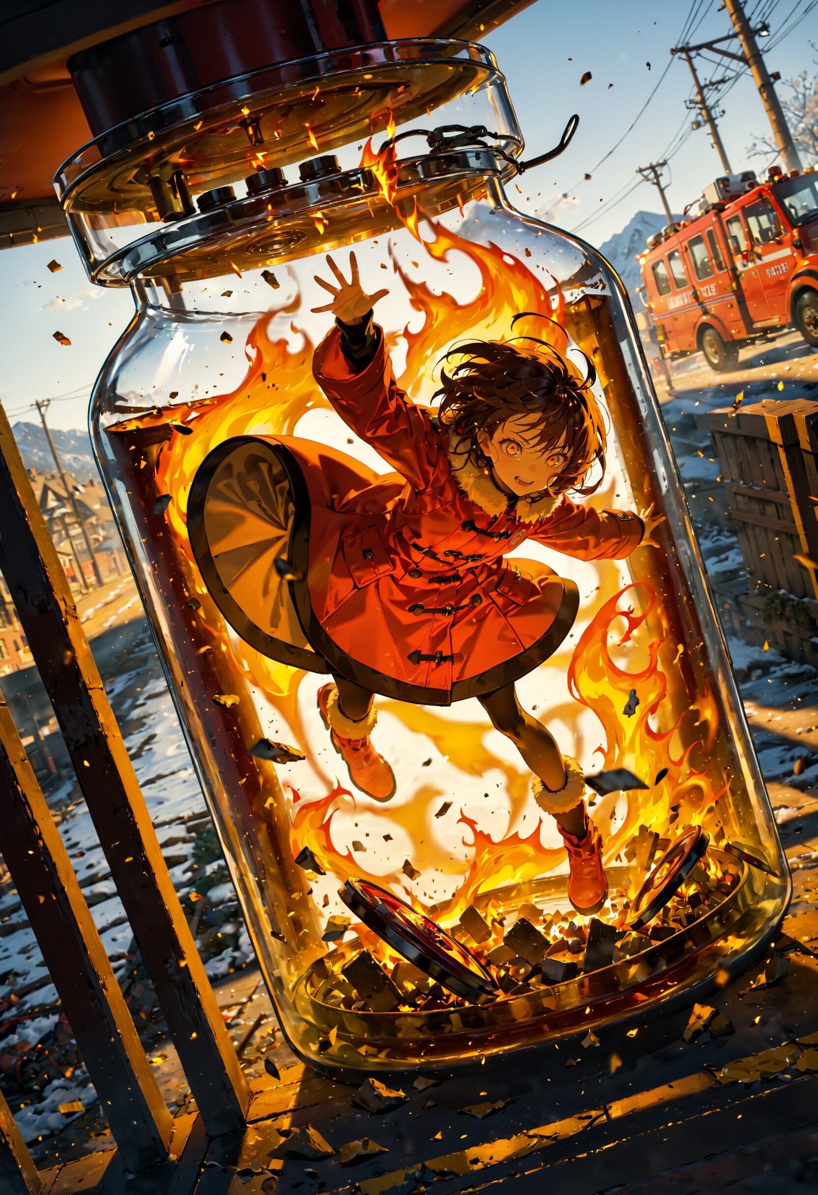 今日は何の日？　消防車の日　なんですが…… | の人気AIイラスト・グラビア