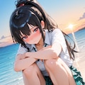 [12枚] 海辺×パンちら 9枚目