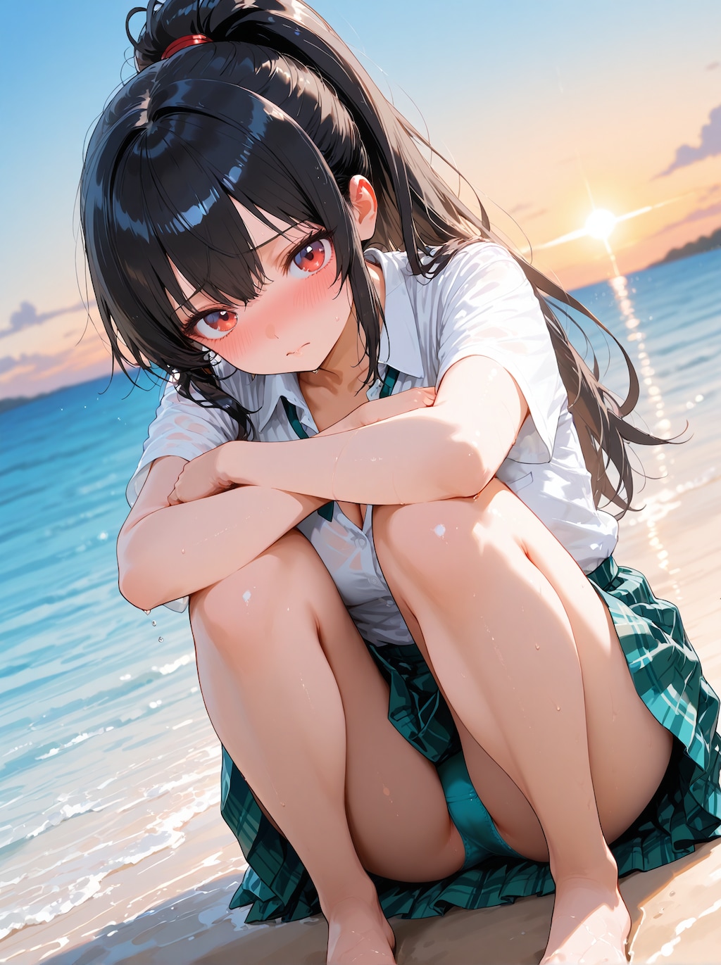 [12枚] 海辺×パンちら