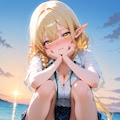 [12枚] 海辺×パンちら 7枚目