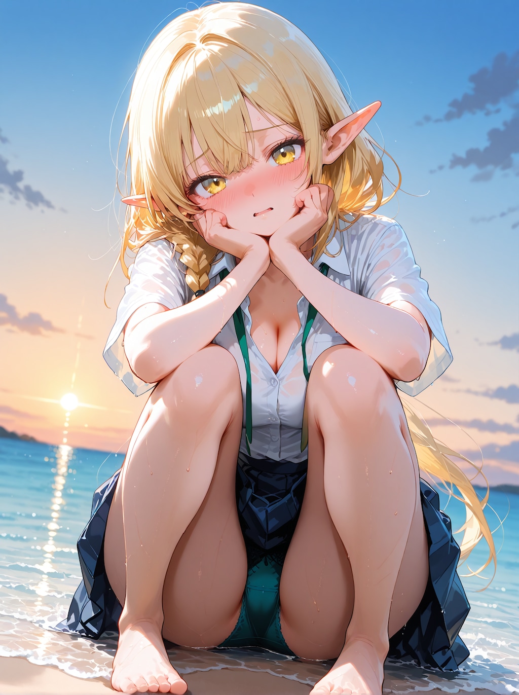 [12枚] 海辺×パンちら