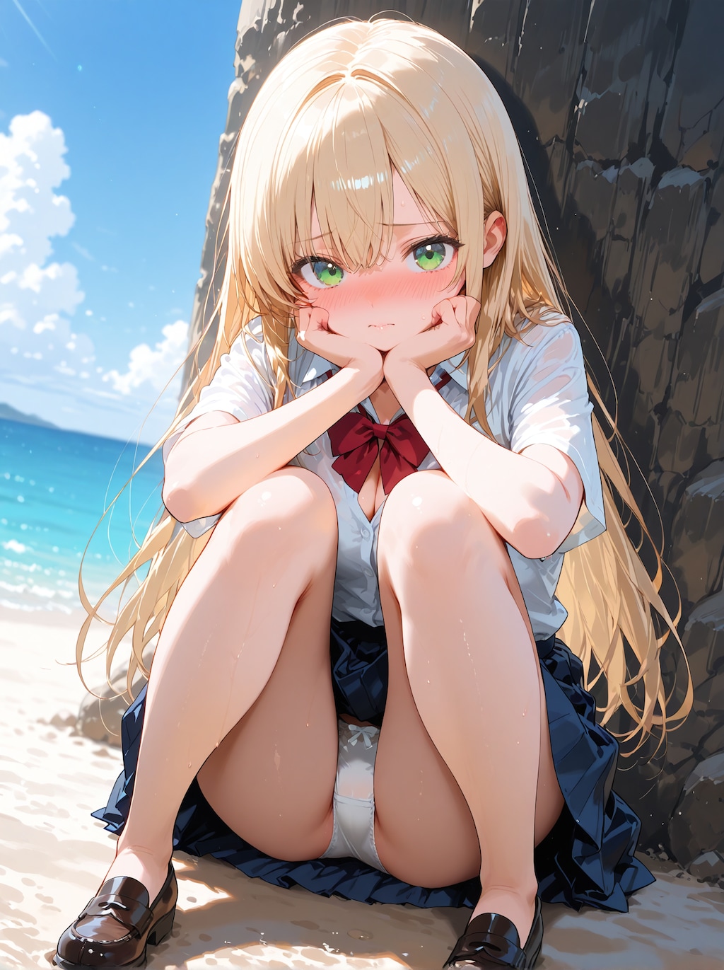 [12枚] 海辺×パンちら