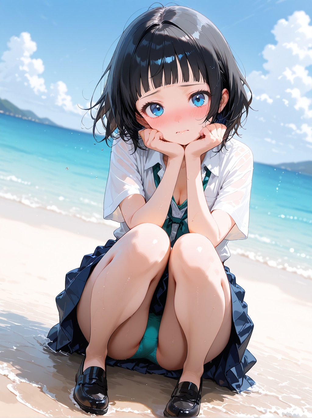 [12枚] 海辺×パンちら