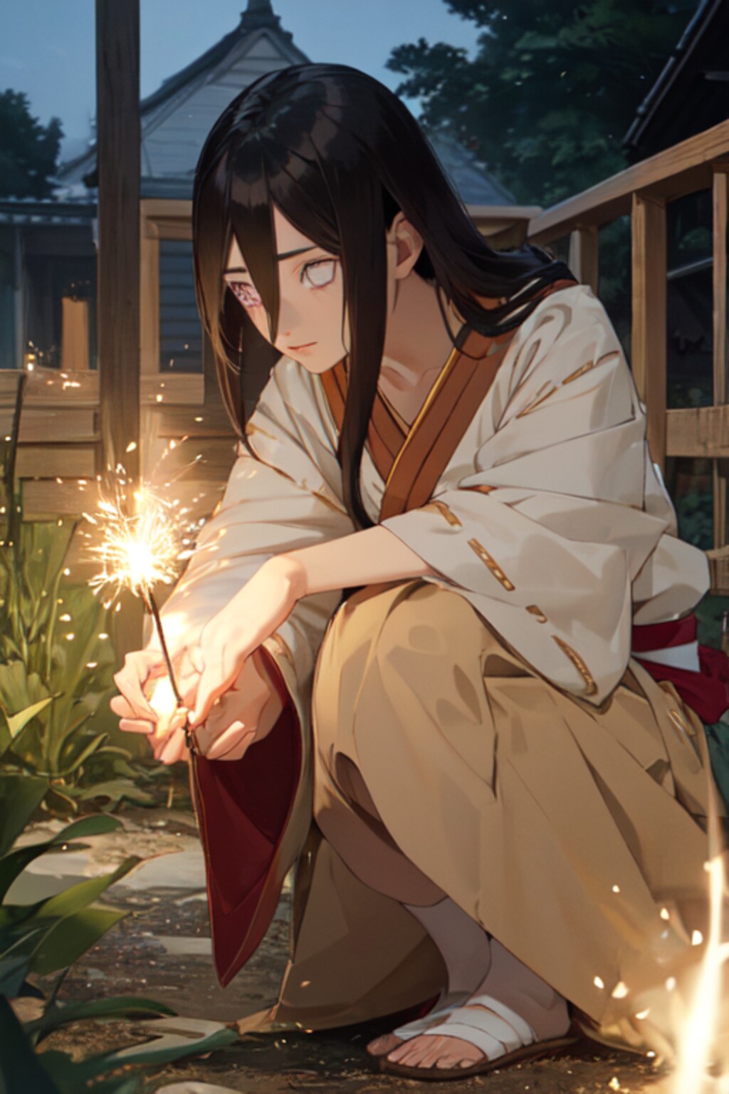 日向ハナビが花火