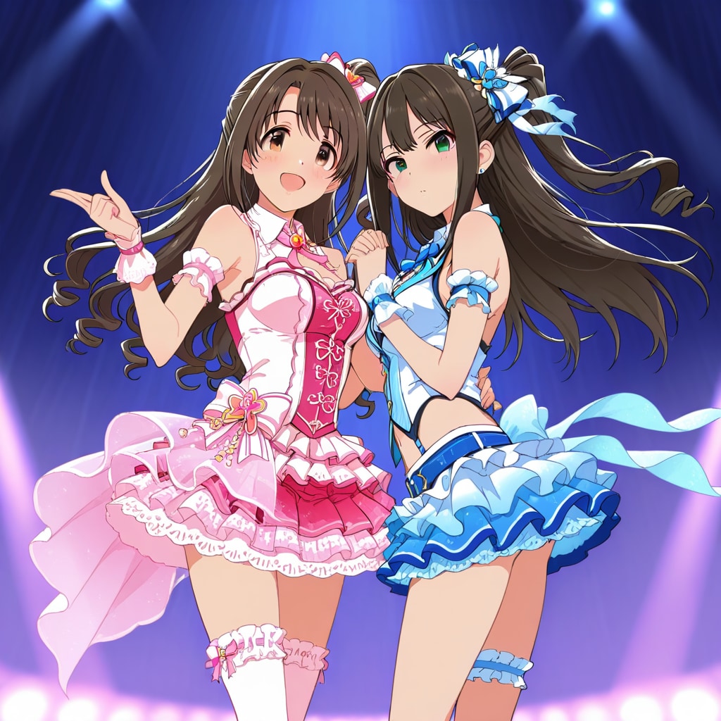 島村卯月＆渋谷凛のライブ