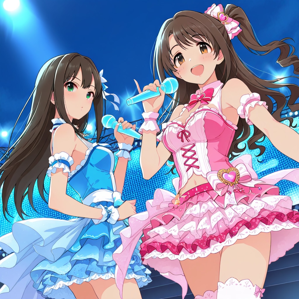 島村卯月＆渋谷凛のライブ