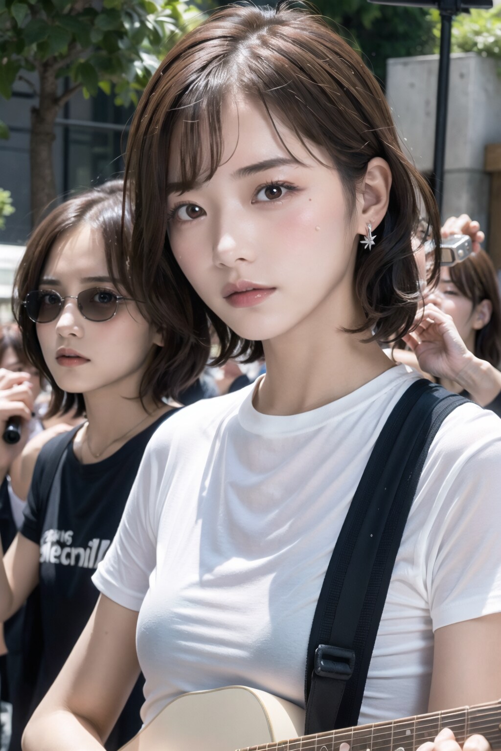 街/ギター/Tシャツ