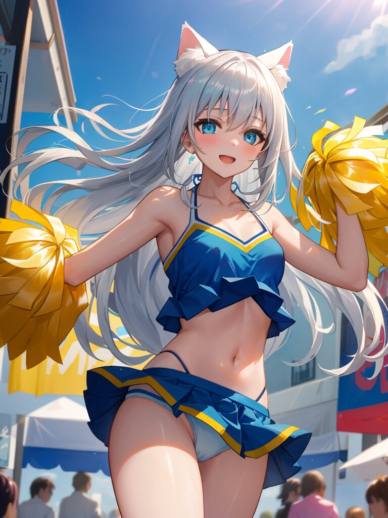 ネコ耳チアリーダーは私です。