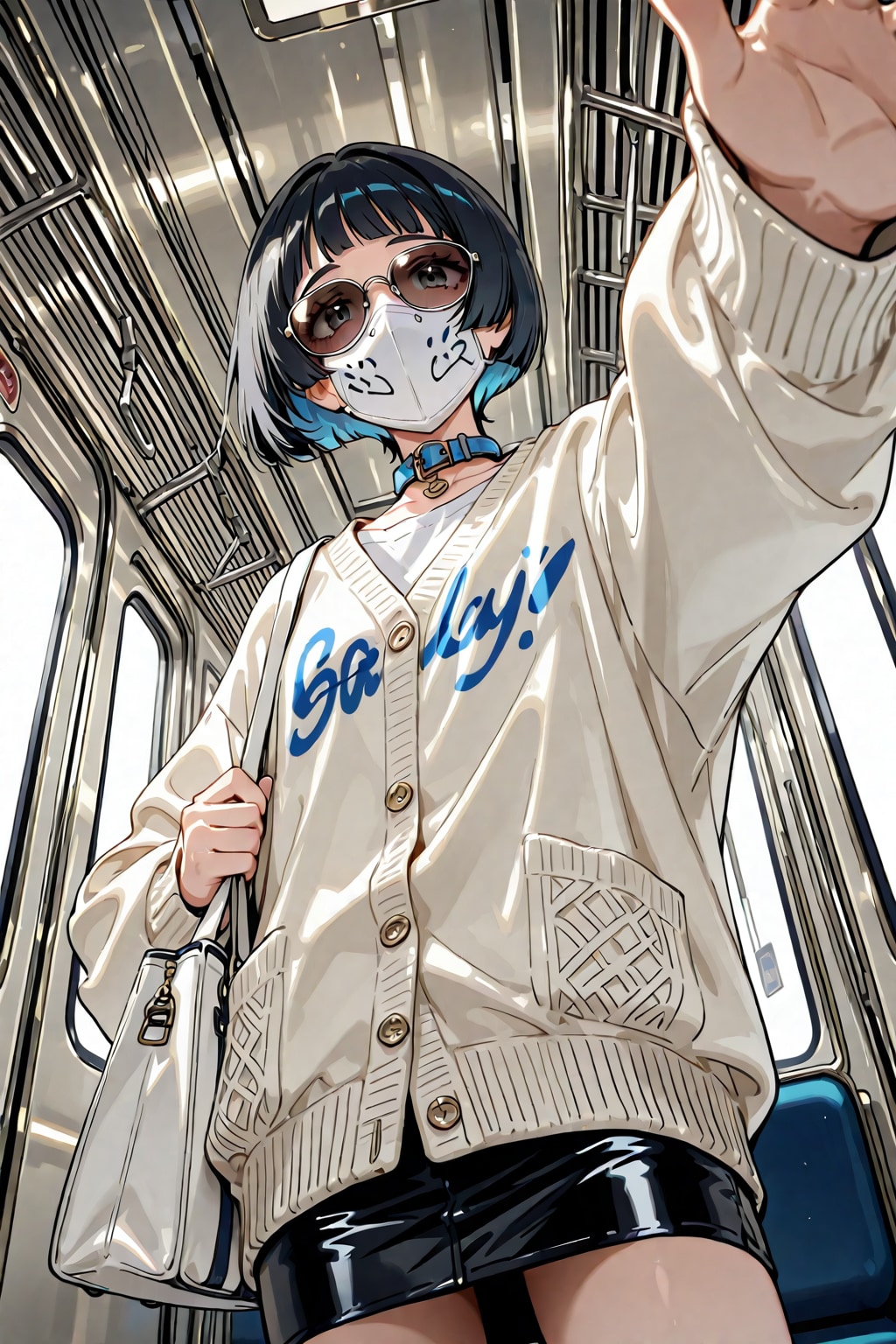 電車にて