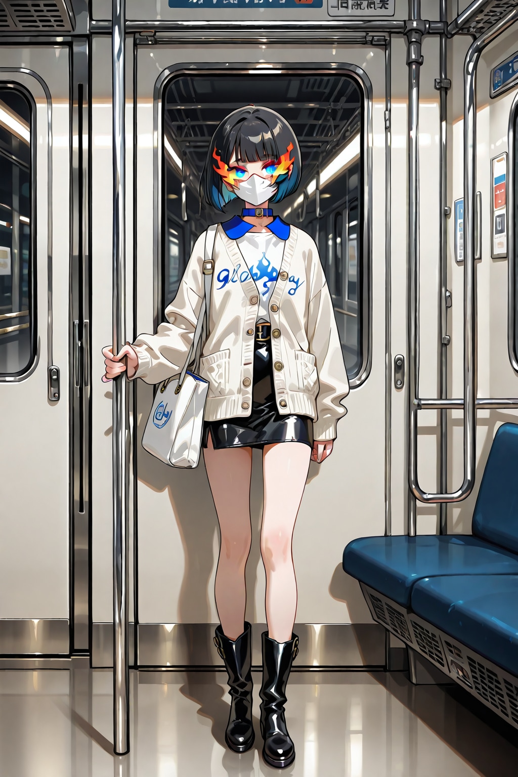 電車にて