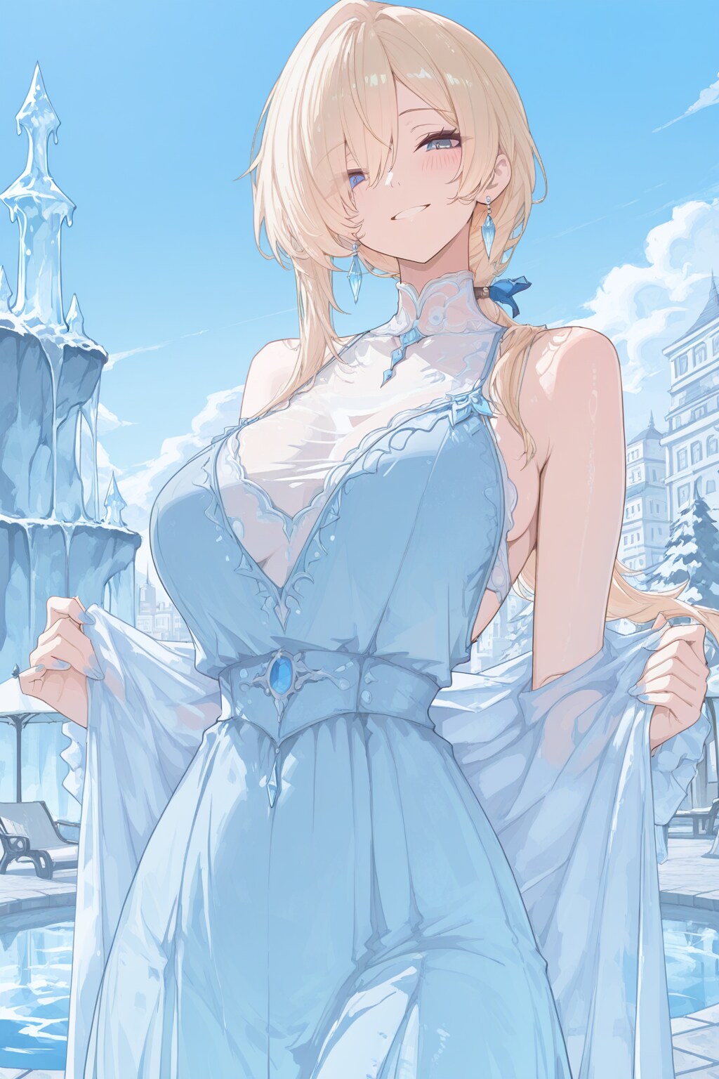 金髪さんの涼