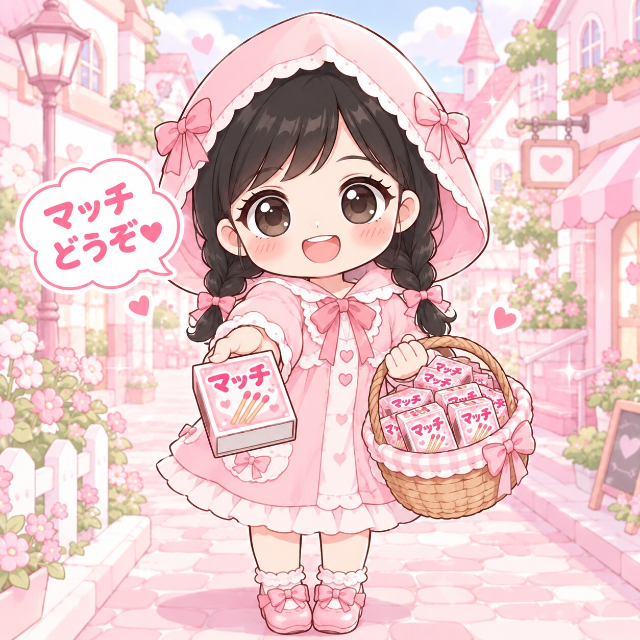 9/16 マッチの日（ちびちゃん） | の人気AIイラスト・グラビア