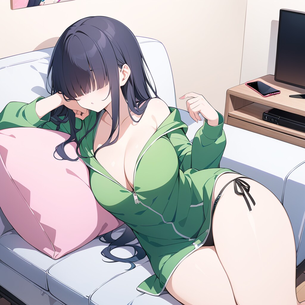 ＧＷだらだらするしかねえメカクレガール