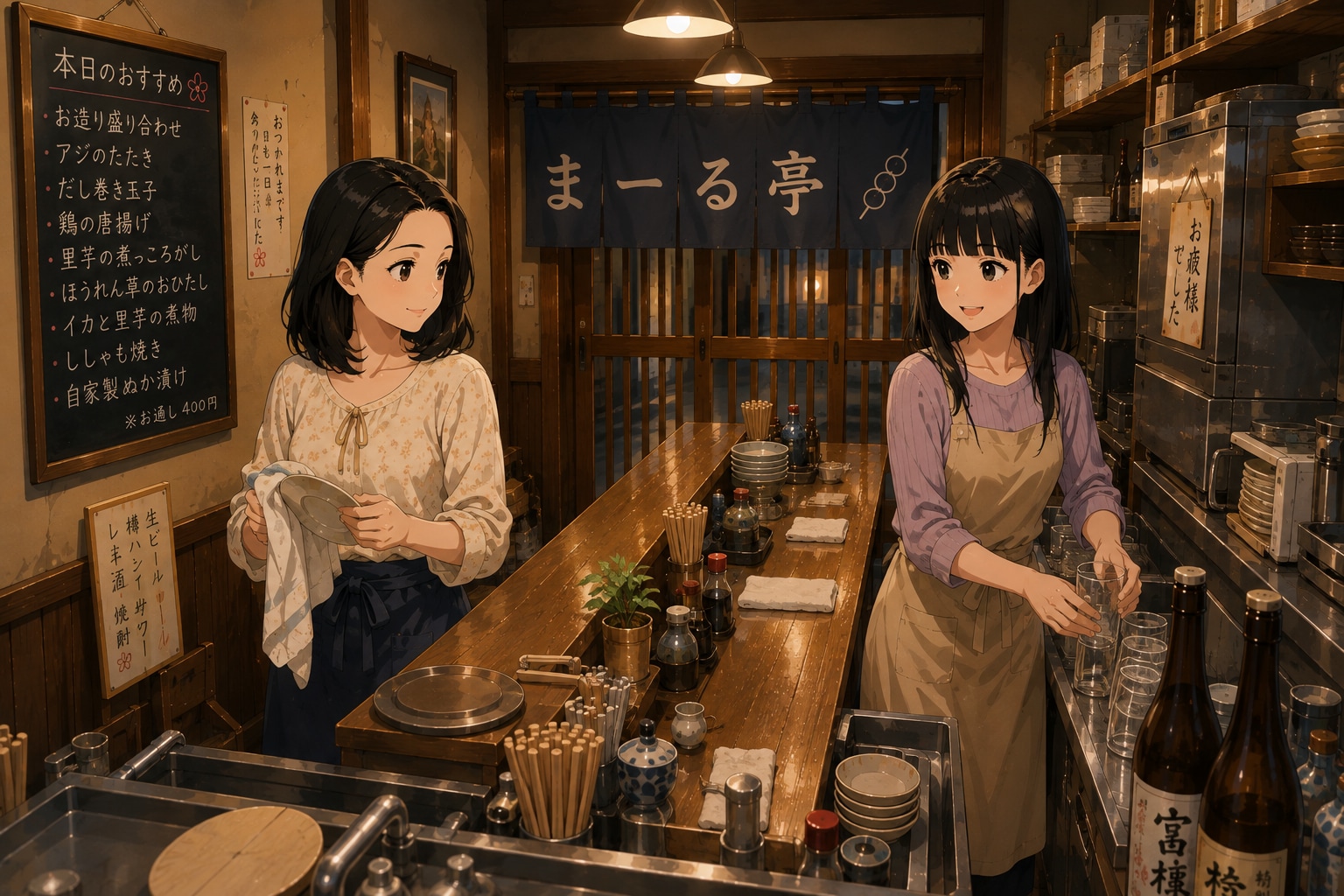 小料理店「まーる亭🍡」１１ | の人気AIイラスト・グラビア