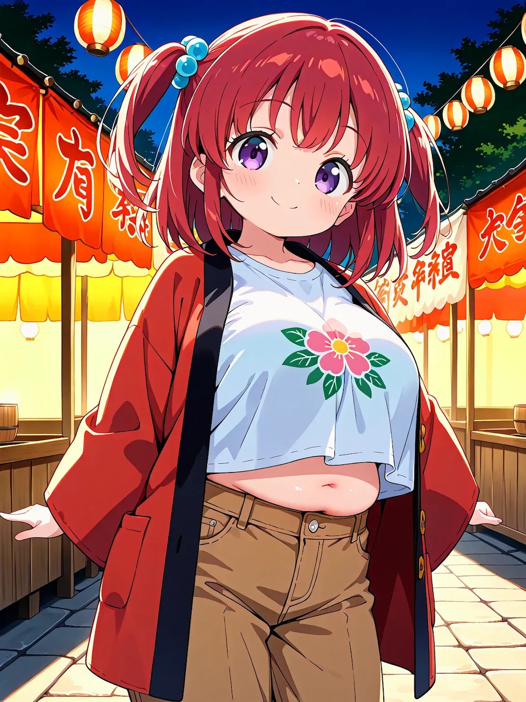 ゆったりデニムなめぐみちゃん
