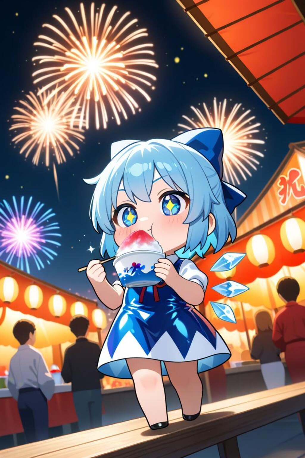 チルノ　夏祭り