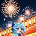 チルノ　夏祭り 3枚目