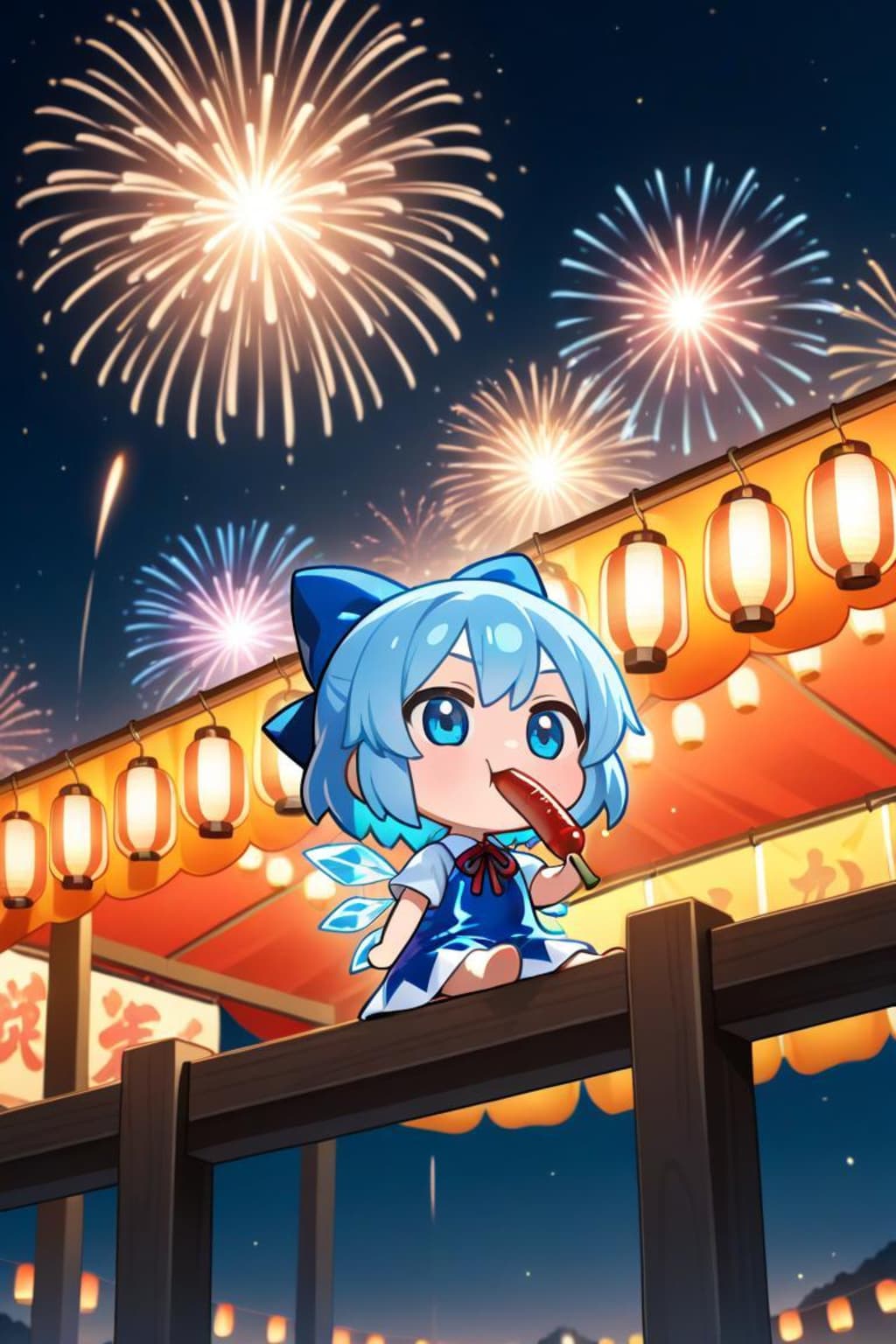 チルノ　夏祭り