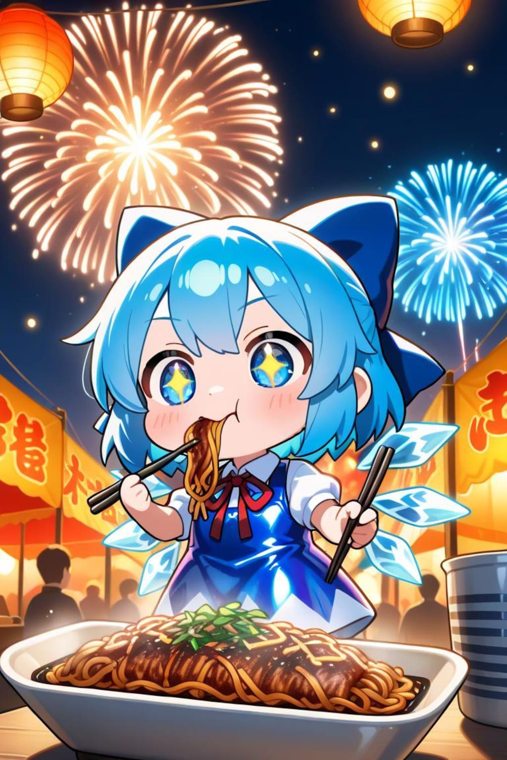 チルノ　夏祭り