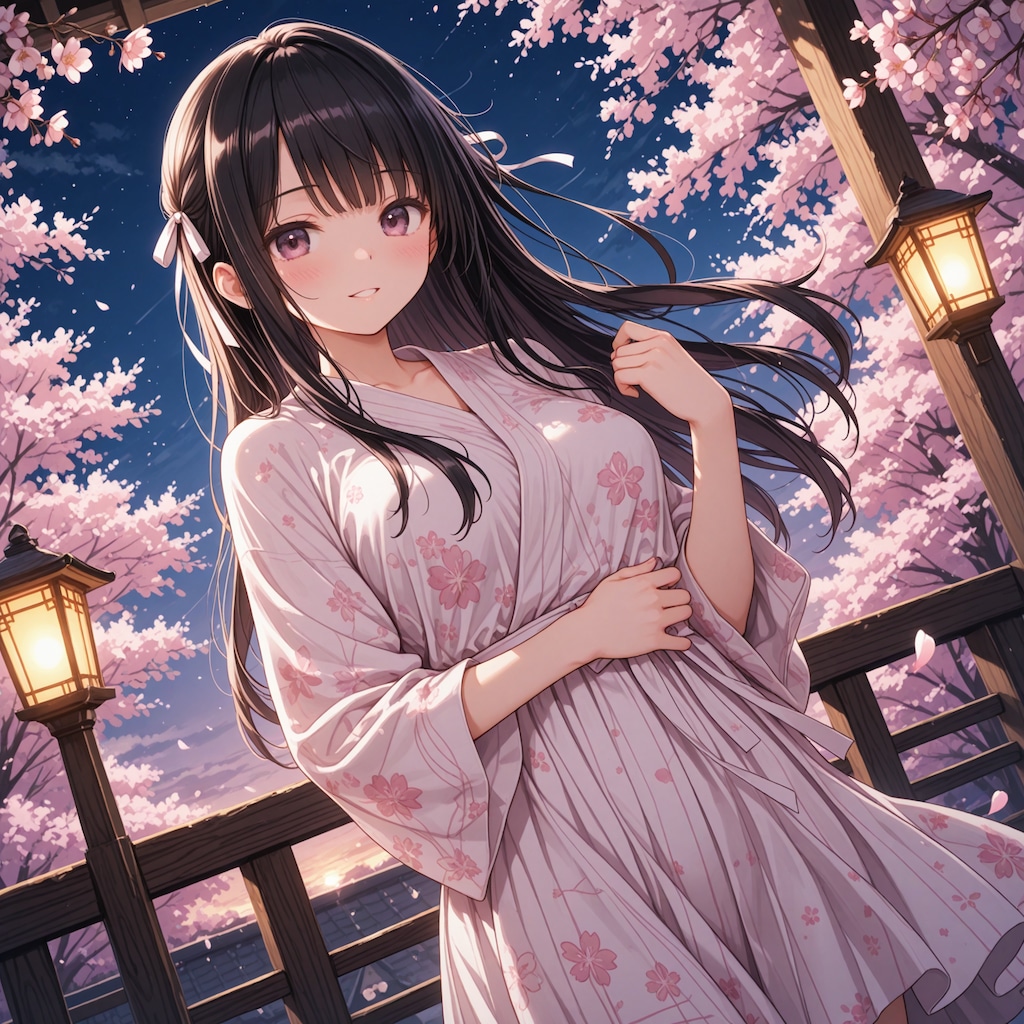夜桜